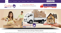 Desktop Screenshot of gurukripapackers.com